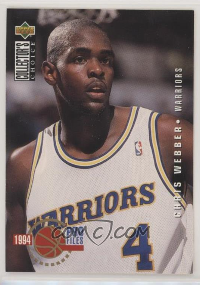 1994-95 Chris Webber Upper Deck Collector's Choice Gold Signature