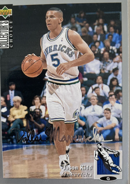 1994 Jason Kidd Upper Deck Collector's Choice Silver Signature