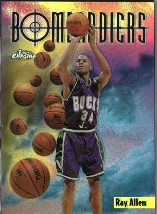 1998-99 Ray Allen Topps Chrome Refractor