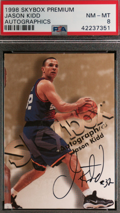 1998 Jason Kidd SkyBox Premium Autographics