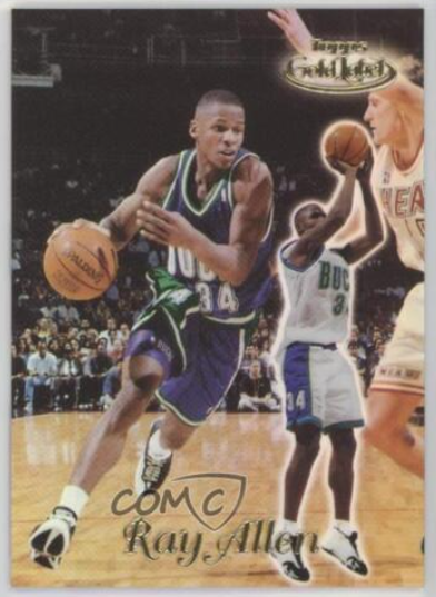  1999-00 Ray Allen Topps Gold Label Class 1 Black Label Autograph