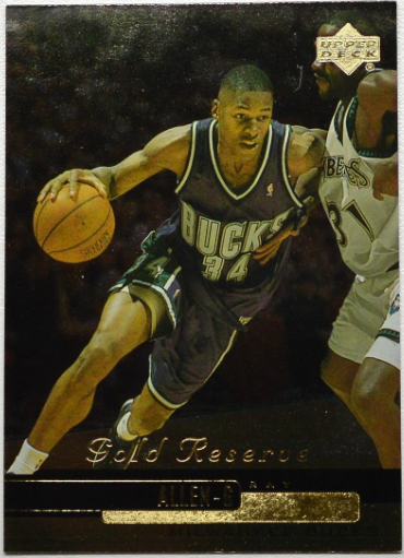 1999-00 Ray Allen Upper Deck Exclusives Gold