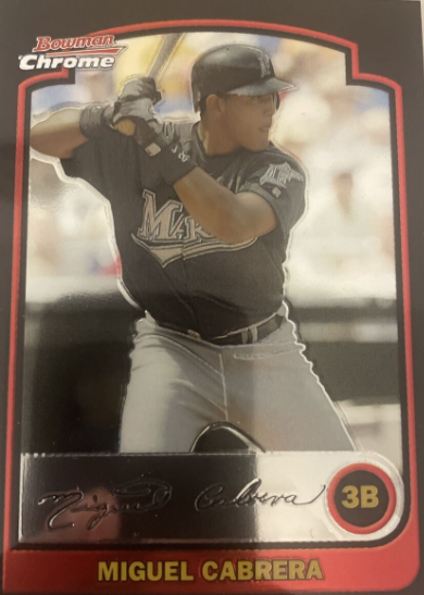 2000 Bowman Chrome Draft Picks Miguel Cabrera