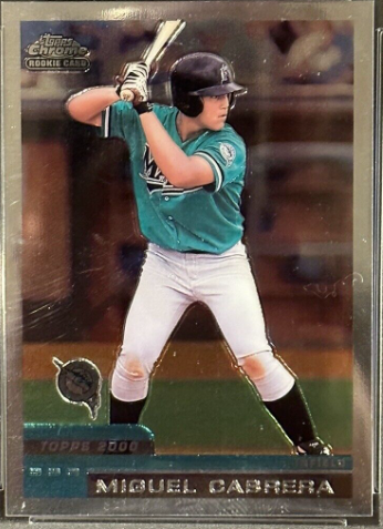 2000 Topps Traded Miguel Cabrera Rookie Card