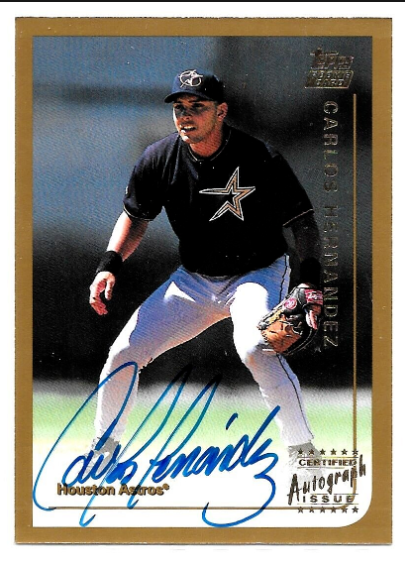 2001 Topps Traded & Rookies Carlos Hernandez