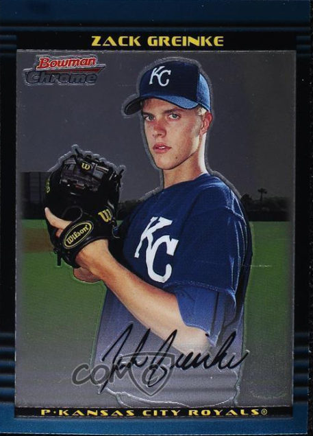 2002 Bowman Chrome Draft Picks & Prospects Zack Greinke