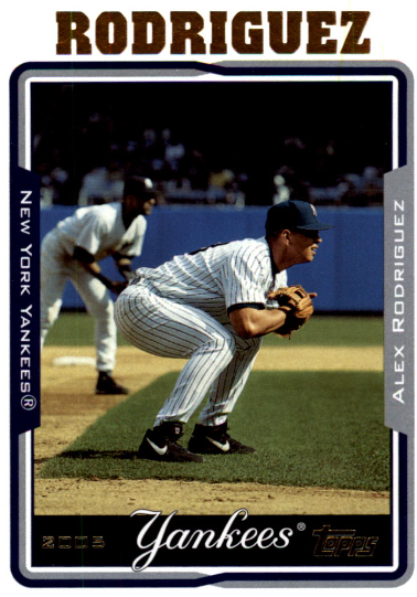 2005 Alex Rodriguez Topps collection