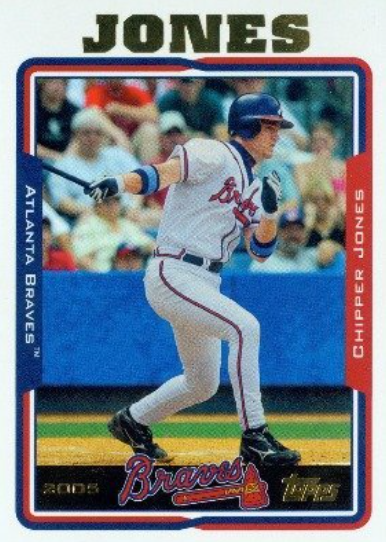 2005 Chipper Jones Topps card