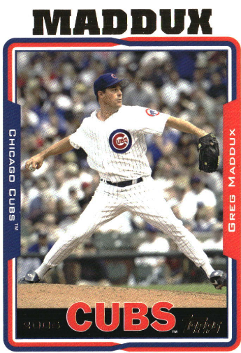 2005 Greg Maddux Topps card