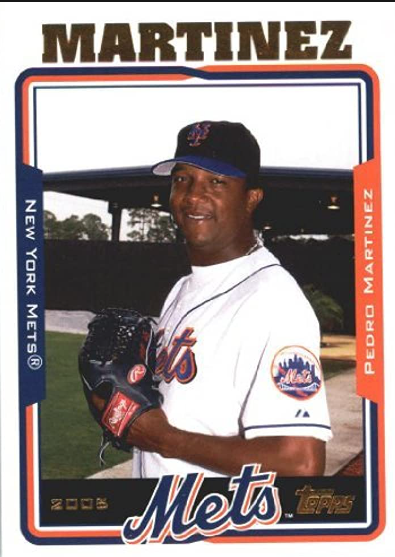 2005 Pedro Martinez Topps card