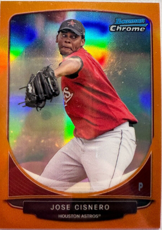 2010 Bowman Chrome Refractor Jose Cisnero Rookie Card