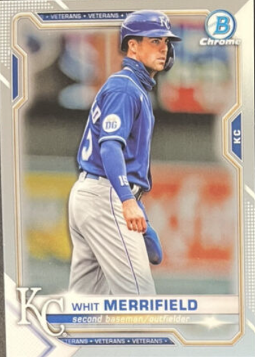 2010 Bowman Chrome Whit Merrifield Draft Prospect Base Card