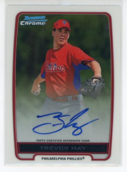 2011 Bowman Chrome Draft Trevor May Autograph