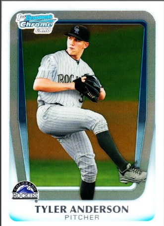 2011 Bowman Chrome Draft Tyler Anderson Rookie Card