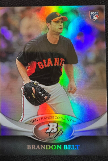 2011 Bowman Platinum Prospects Card Brandon Belt