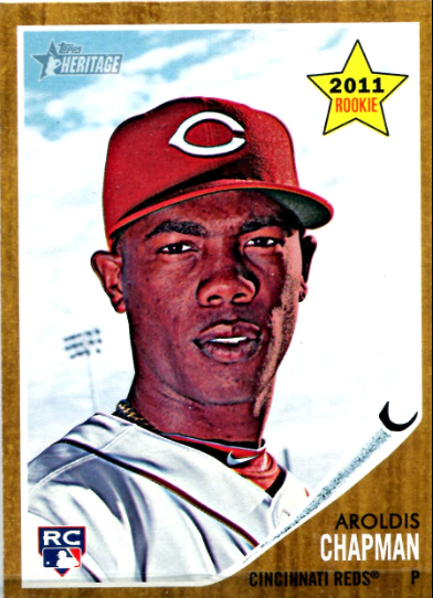 2011 Topps Heritage Aroldis Chapman