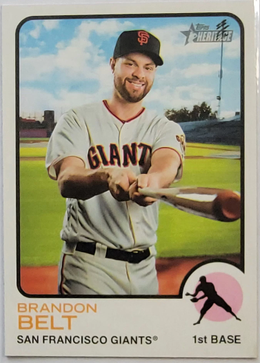 2011 Topps Heritage High Number Series Brandon Belt