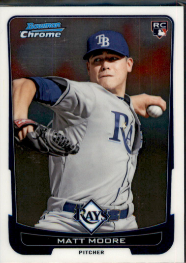 2012 Bowman Chrome Matt Moore Rookie Autographs