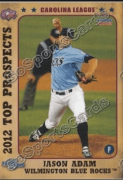 2012 Bowman Sterling Jason Adam Prospect Autograph