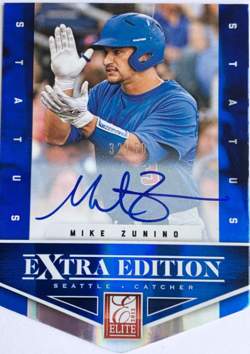 2012 Panini Elite Extra Edition Mike Zunino Autograph