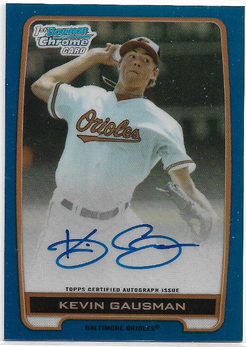 2013 Bowman Chrome Draft Autograph Kevin Gausman