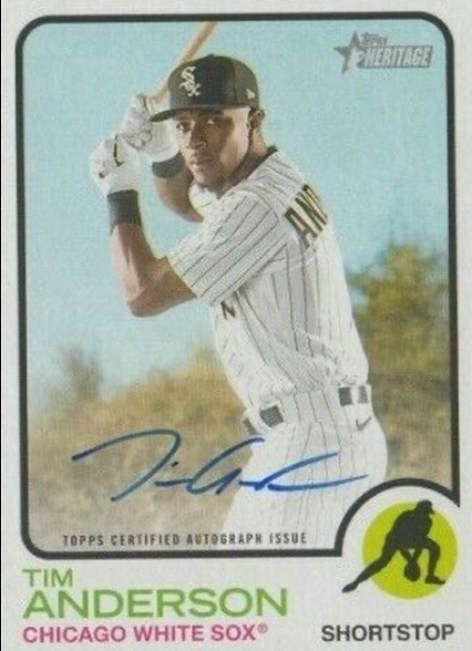 2013 Bowman Chrome Draft Autograph Tim Anderson Rookie Card