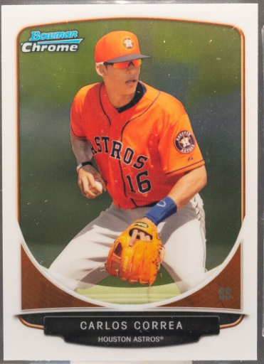 2013 Bowman Chrome Draft Carlos Correa RC