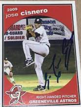 2013 Panini Elite Extra Edition Jose Cisnero Autographed Card