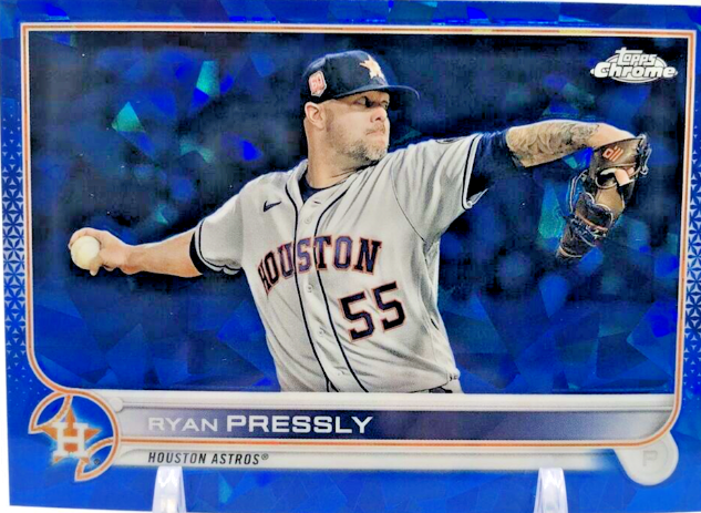 2013 Topps Chrome Update Ryan Pressly Refractor Parallel Cards