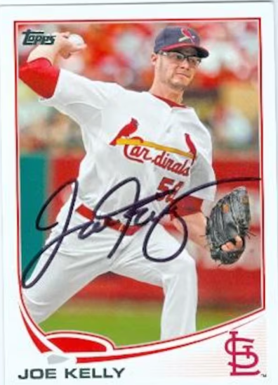 2013 Topps Finest Joe Kelly Autograph Rookie Card