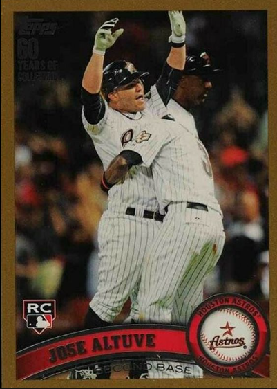 2013 Topps Update Gold Jose Altuve