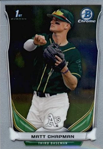 2014 Bowman Chrome Draft Matt Chapman Autograph