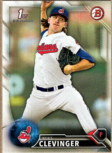 2014 Bowman Chrome Draft Mike Clevinger Rookie Card