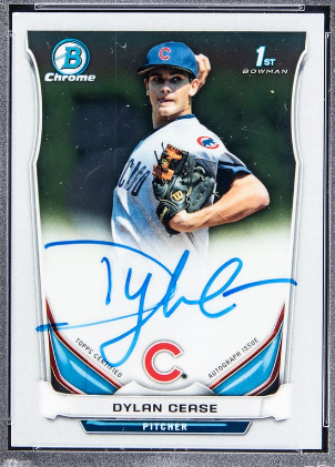 2014 Bowman Draft Picks & Prospects Chrome Autograph Dylan Cease