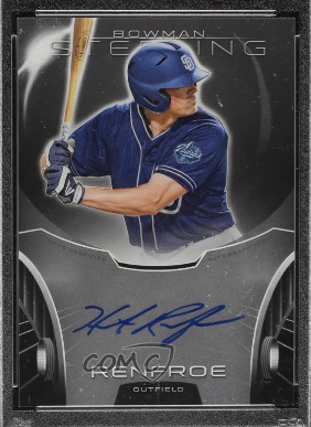 2014 Bowman Sterling Prospect Autograph Hunter Renfroe Card