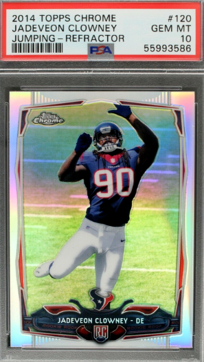 2014 Jadeveon Clowney Topps Chrome Rookie Autograph Refractor