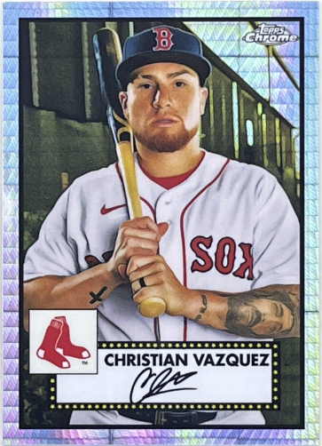 2014 Topps Chrome Christian Vazquez Rookie Autograph