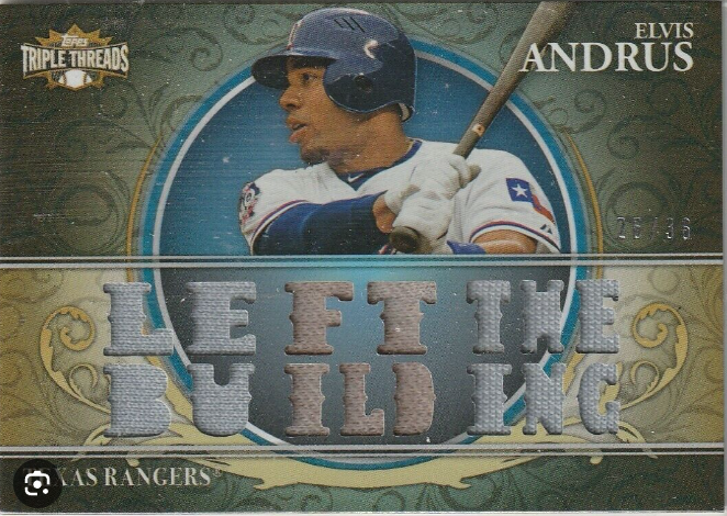 2014 Topps Triple Threads Elvis Andrus Card