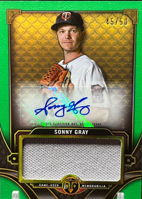 2014 Topps Triple Threads Sonny Gray Card