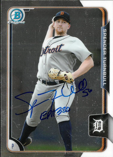 2015 Bowman Chrome Draft Autograph Spencer Turnbull