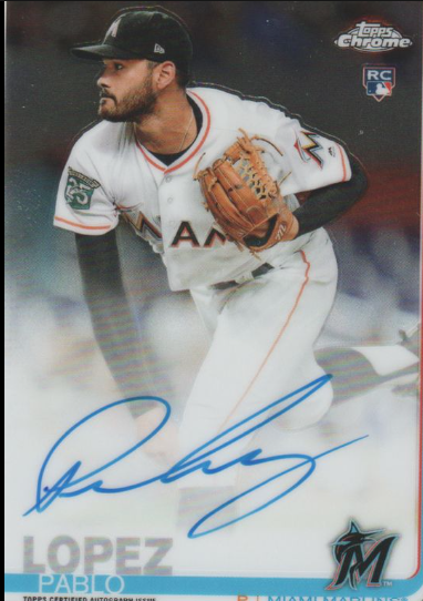 2015 Bowman Chrome Draft Pablo Lopez Autograph