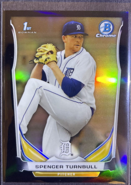 2015 Bowman Chrome Draft Spencer Turnbull Rookie Card