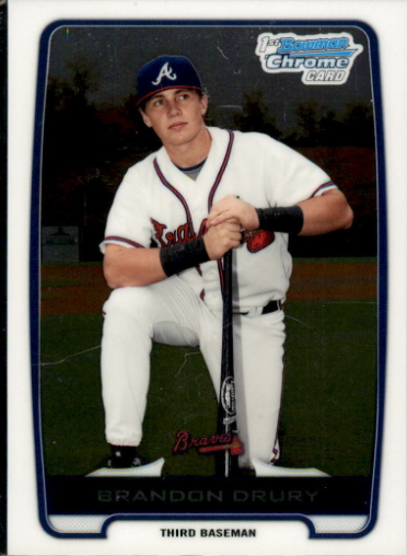 2015 Bowman Chrome Prospects Brandon Drury Autographs