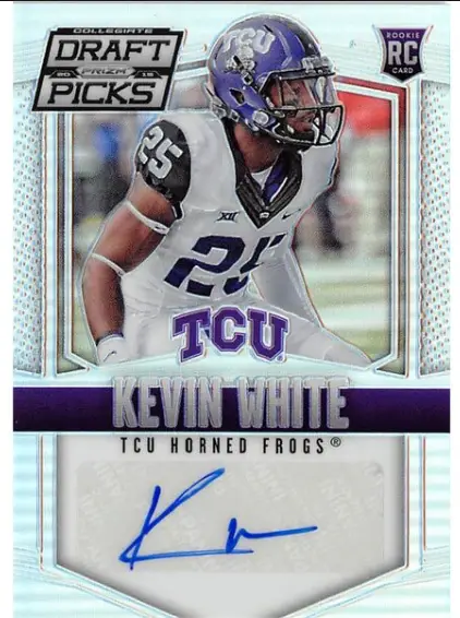 2015 Kevin White Autograph Rookie Card