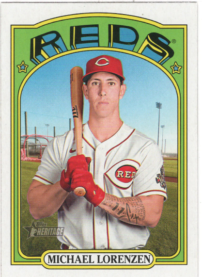 2015 Topps Heritage Michael Lorenzen Rookie Card