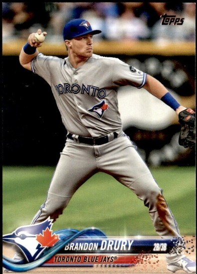 2015 Topps Update Series Brandon Drury Rookie Card