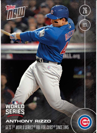 2016 Anthony Rizzo Topps Now