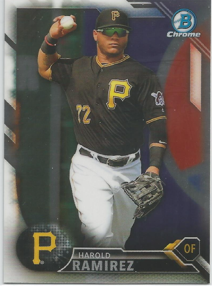 2016 Bowman Chrome Draft Harold Ramirez (#BDC-74)