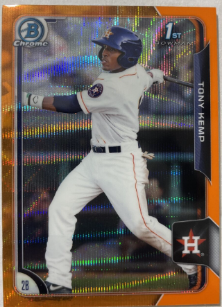 2016 Bowman Chrome Draft Tony Kemp Rookie Autograph Card