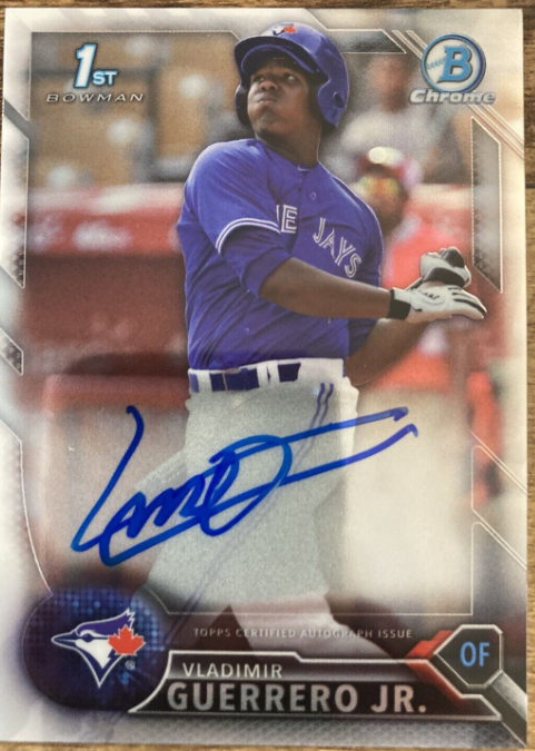 2016 Bowman Chrome Prospects Autograph Vladimir Guerrero Jr.